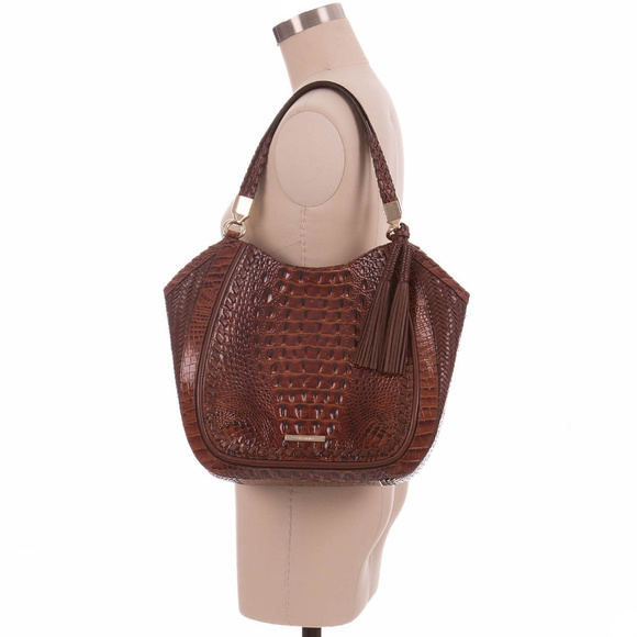 Brahmin Marianna Pecan Ross Tote Brown NWT - Picture 7 of 7
